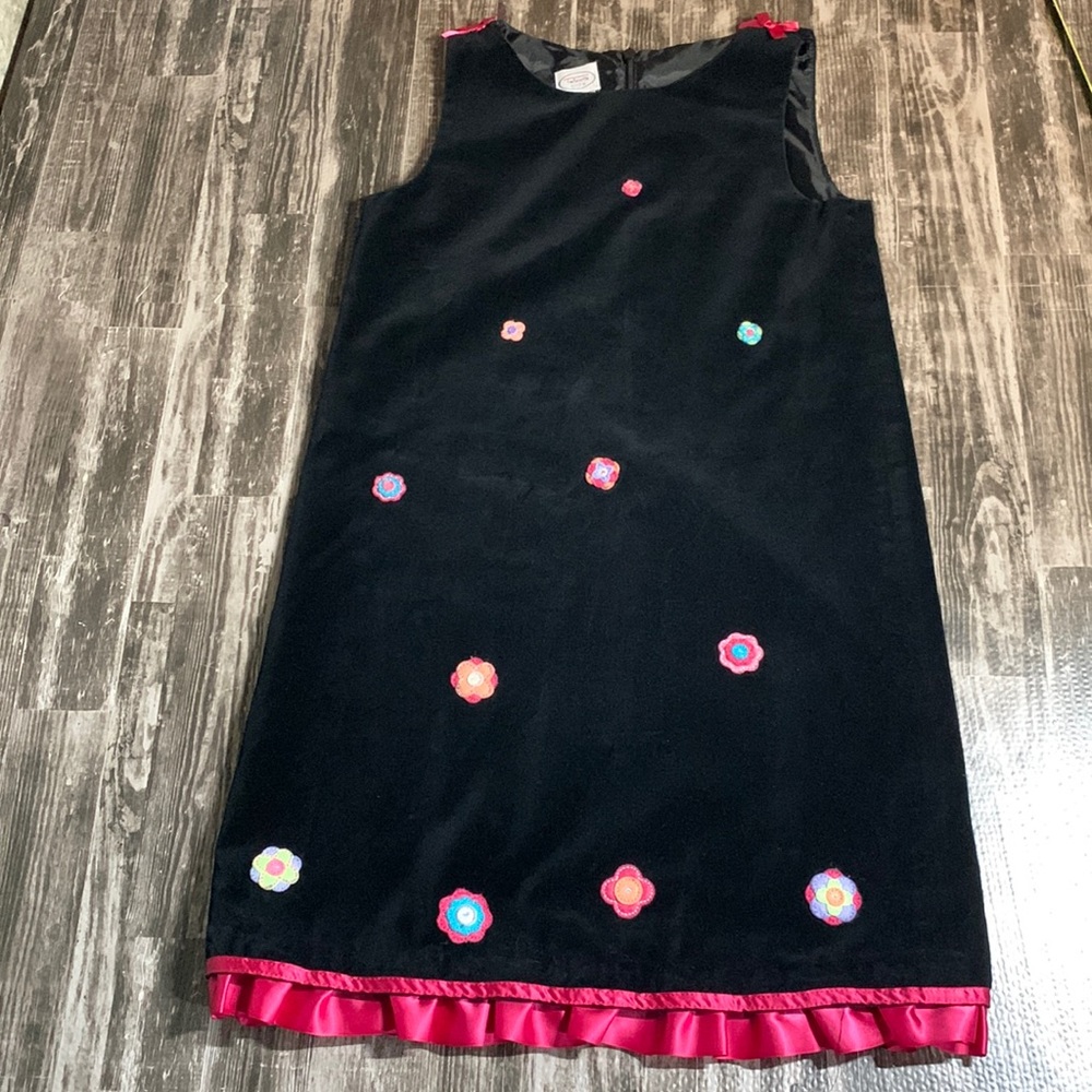 Talbots Kids Velour Dress